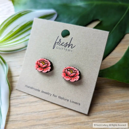 Peony Studs