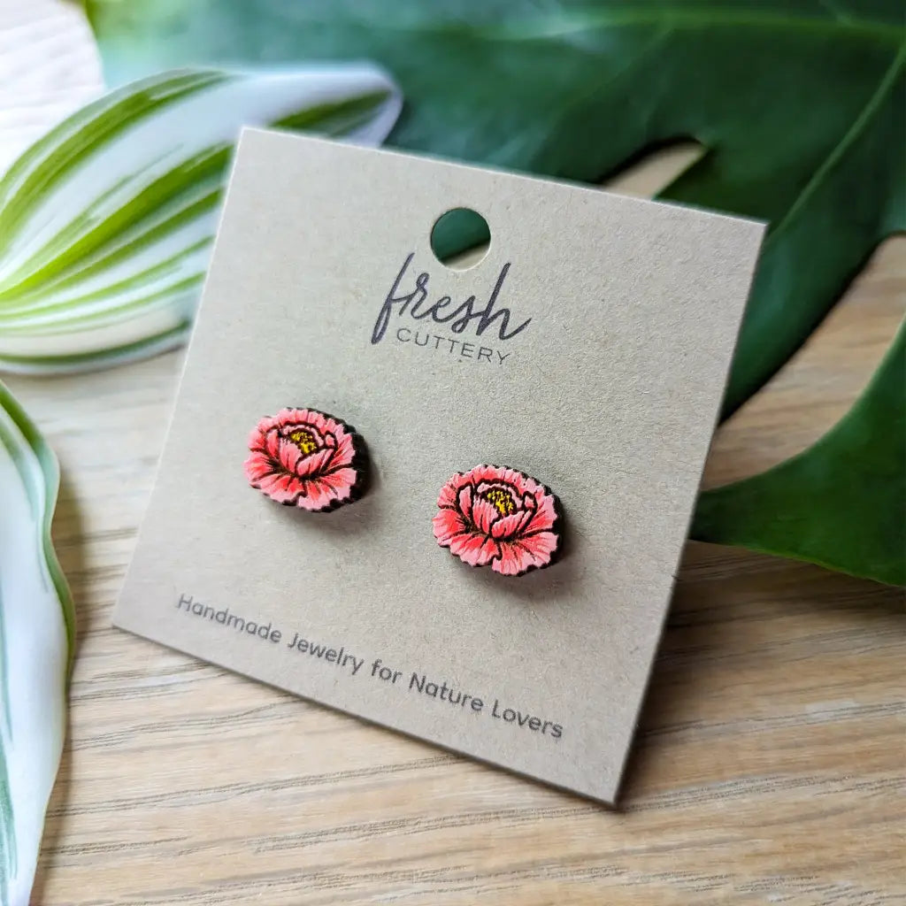 Peony Studs
