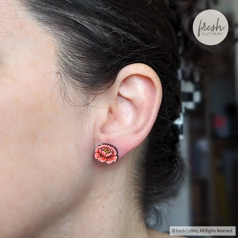 Peony Studs