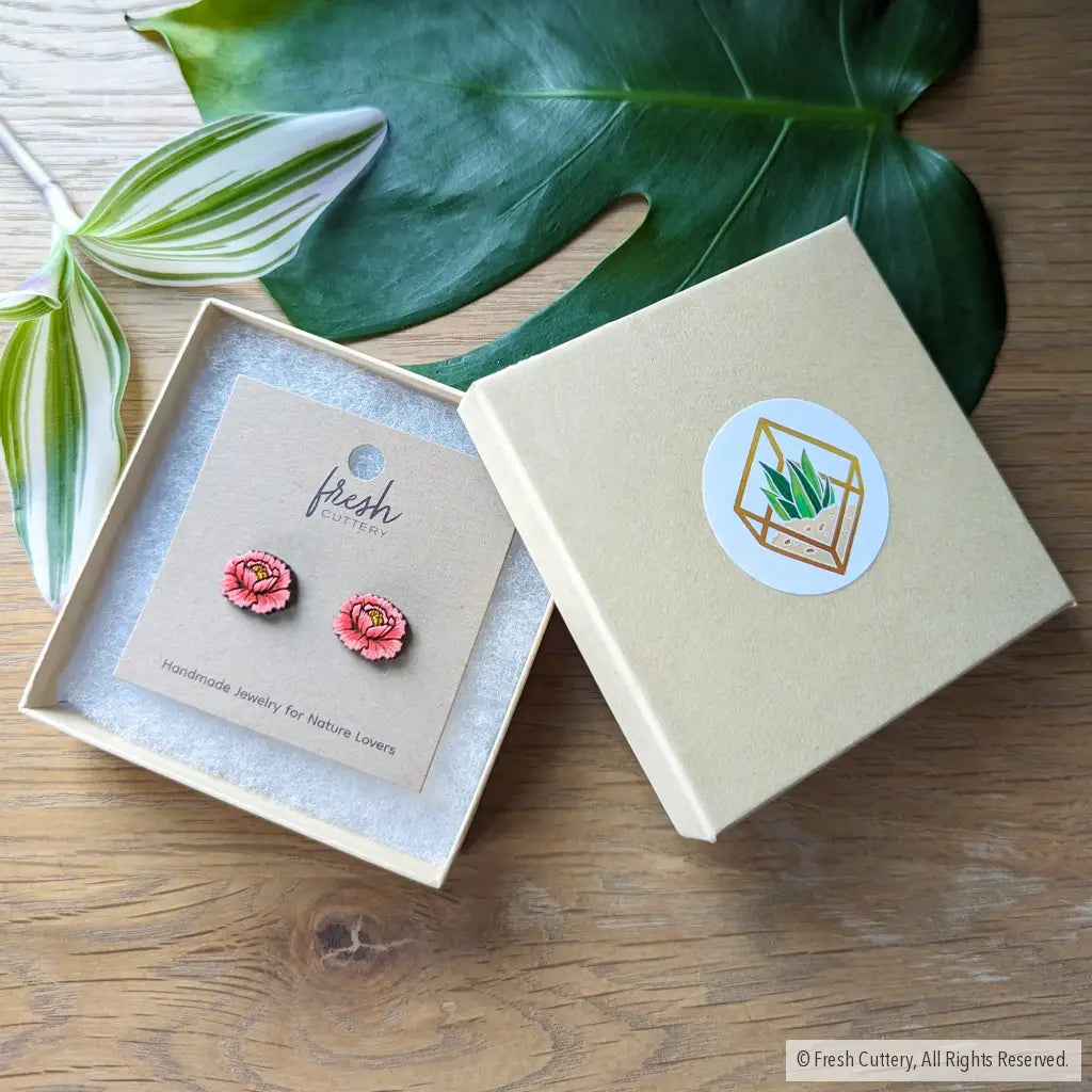 Peony Studs