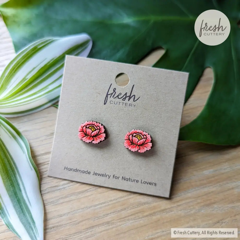 Peony Studs