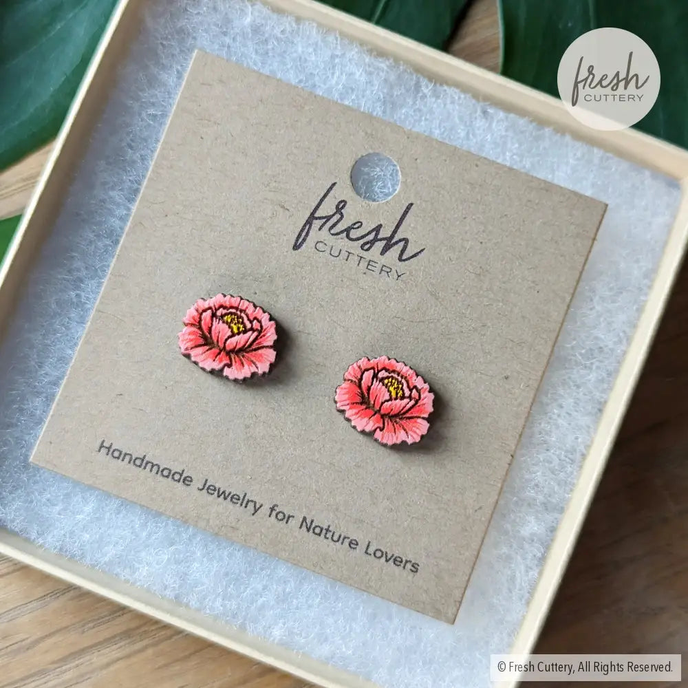 Peony Studs