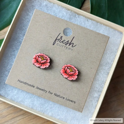 Peony Studs
