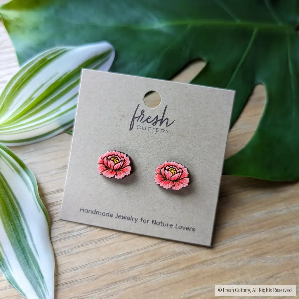 Peony Studs