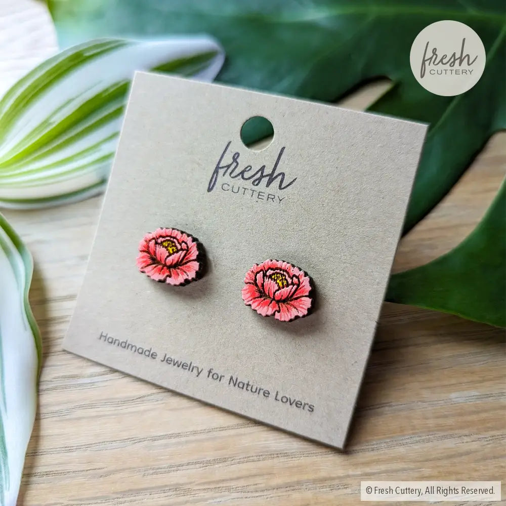 Peony Studs