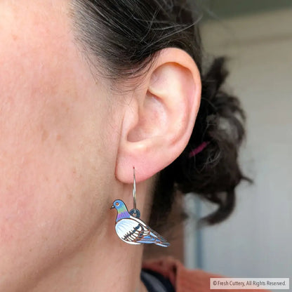 Pigeon Earrings Dangle and Drop Earrings