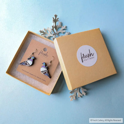 Pigeon Earrings Dangle and Drop Earrings