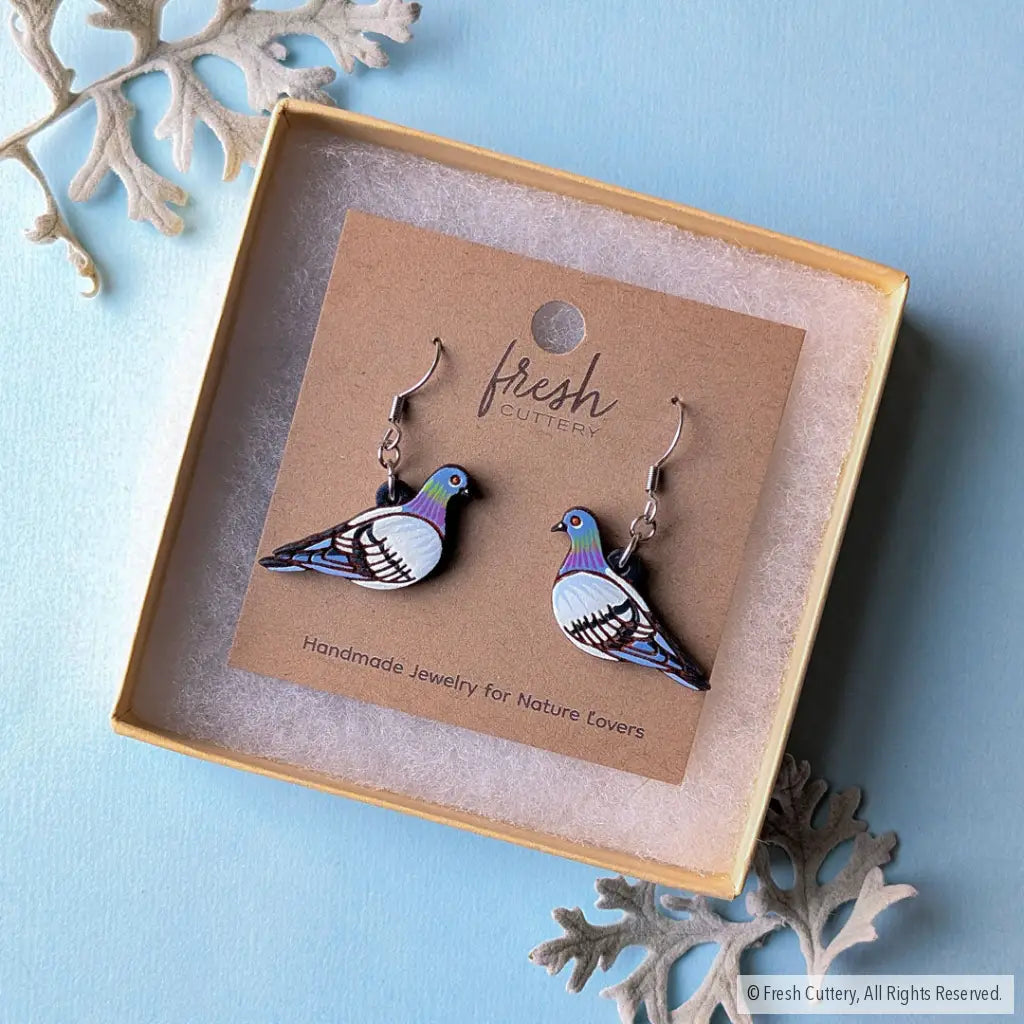 Pigeon Earrings Dangle and Drop Earrings