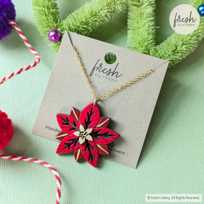 Poinsettia Necklace Necklaces