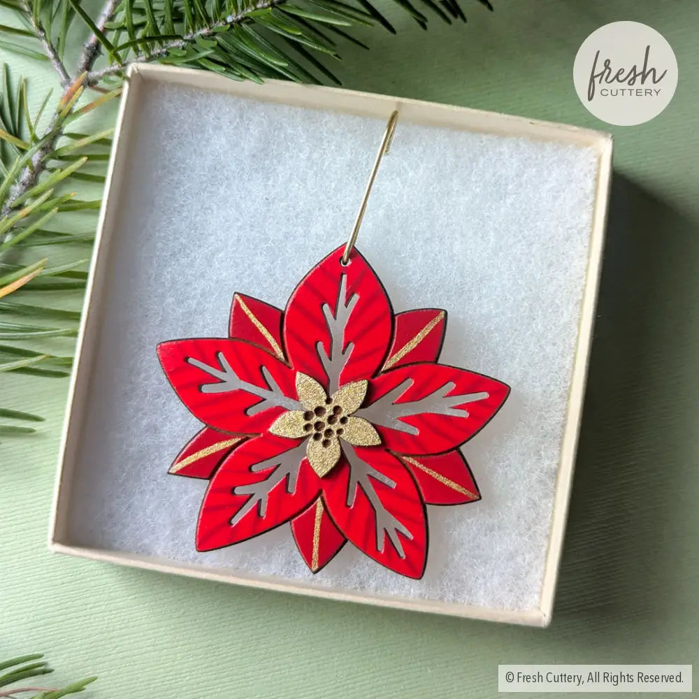 Poinsettia Ornament Ornaments