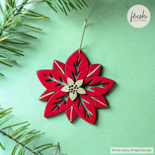 Poinsettia Ornament Ornaments