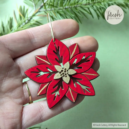 Poinsettia Ornament Ornaments