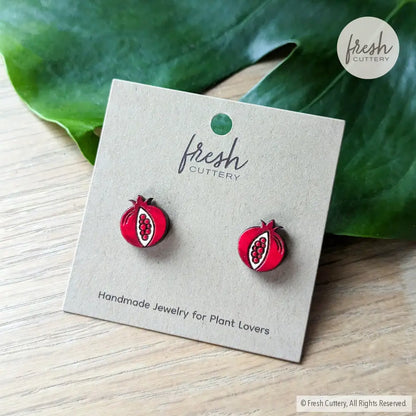 Pomegranate Studs