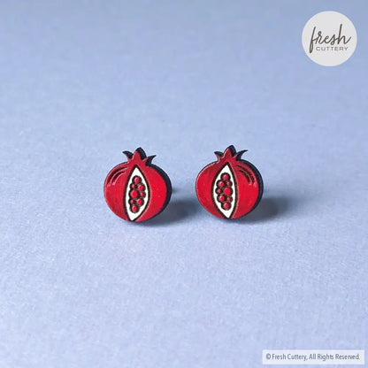 Pomegranate Studs