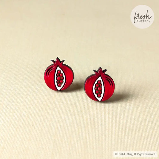 Pomegranate Studs