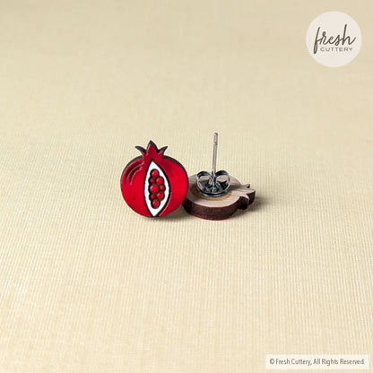 Pomegranate Studs