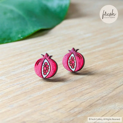 Pomegranate Studs