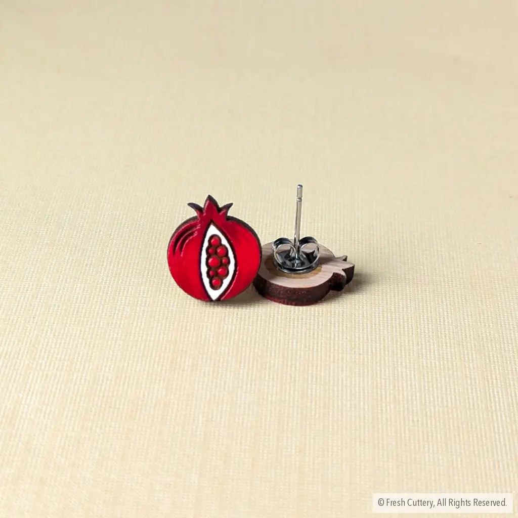 Pomegranate Studs