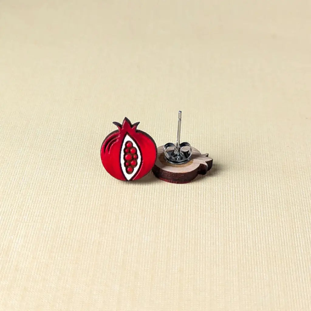Pomegranate Studs