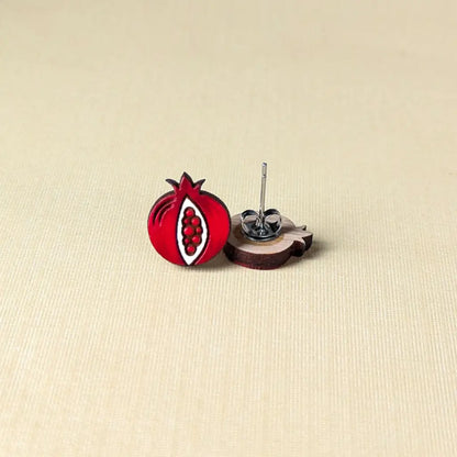 Pomegranate Studs