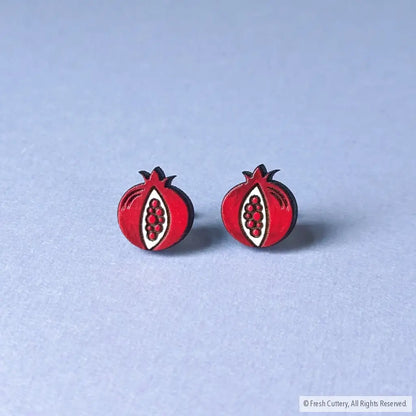 Pomegranate Studs