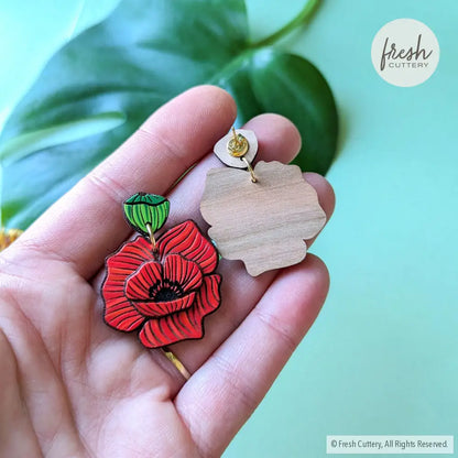 Poppy Earrings Dangle And Drop