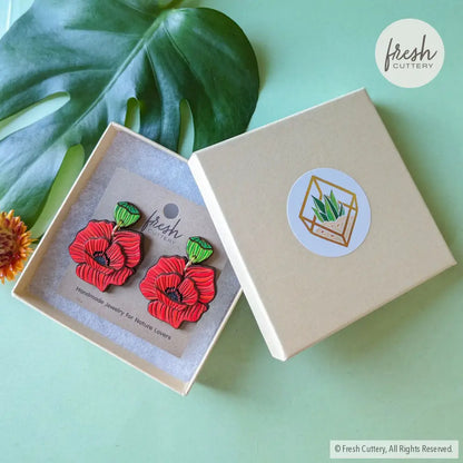 Poppy Earrings Dangle And Drop