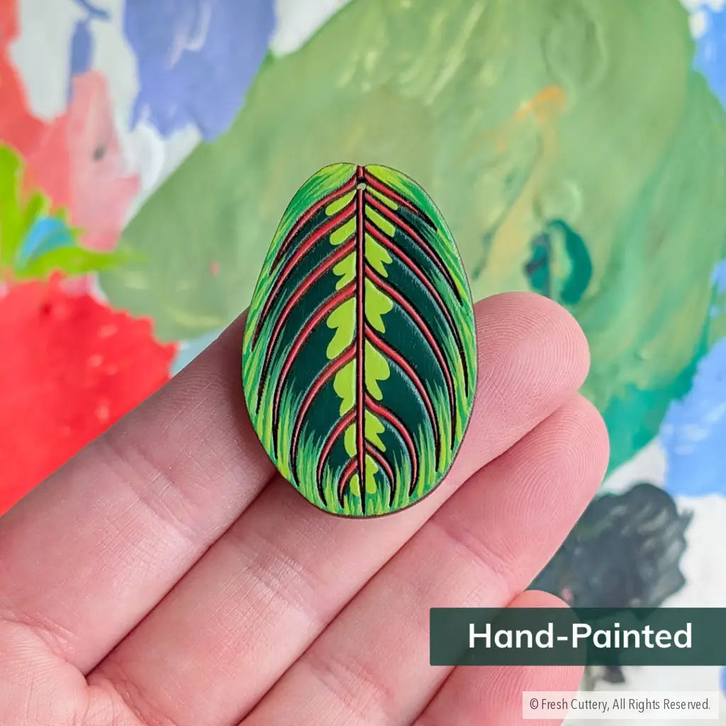 Prayer Plant Earrings - Dangle and Drop Earrings