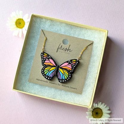Pride Butterfly Necklace Necklaces
