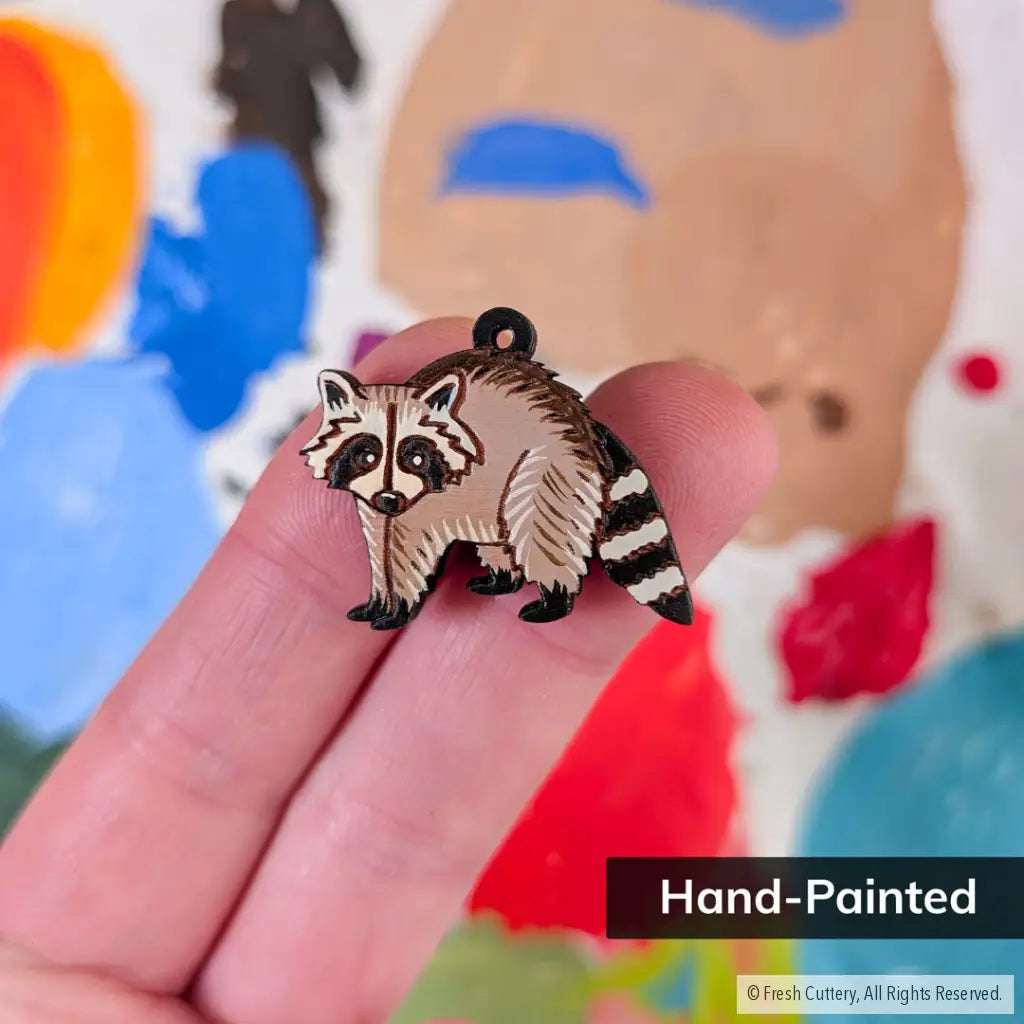 Raccoon Earrings - Dangle and Drop Earrings