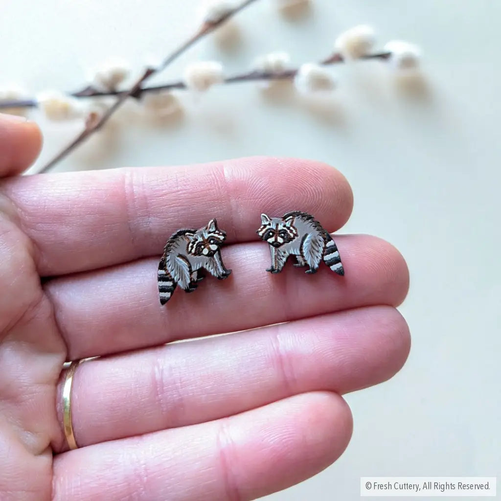 Raccoon Studs Studs