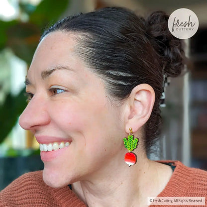 Radish Earrings Dangle And Drop