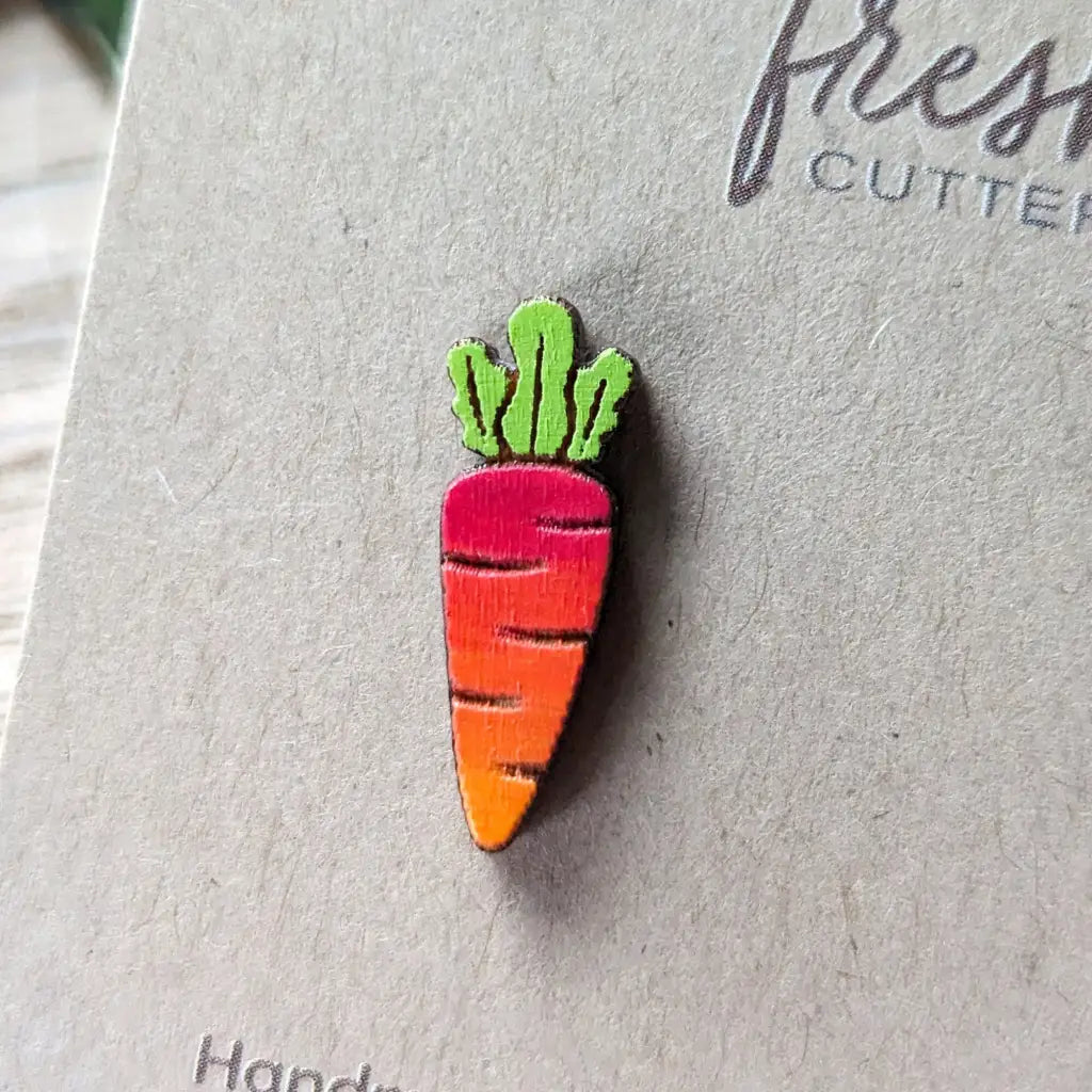 Rainbow Carrot Studs