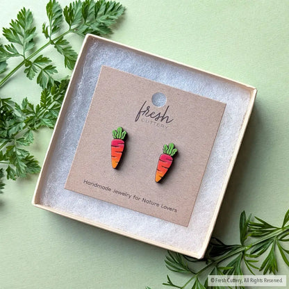 Rainbow Carrot Studs Studs