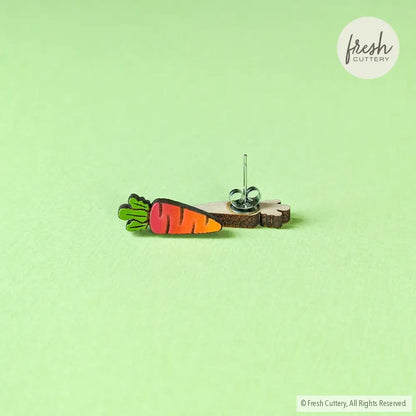 Rainbow Carrot Studs