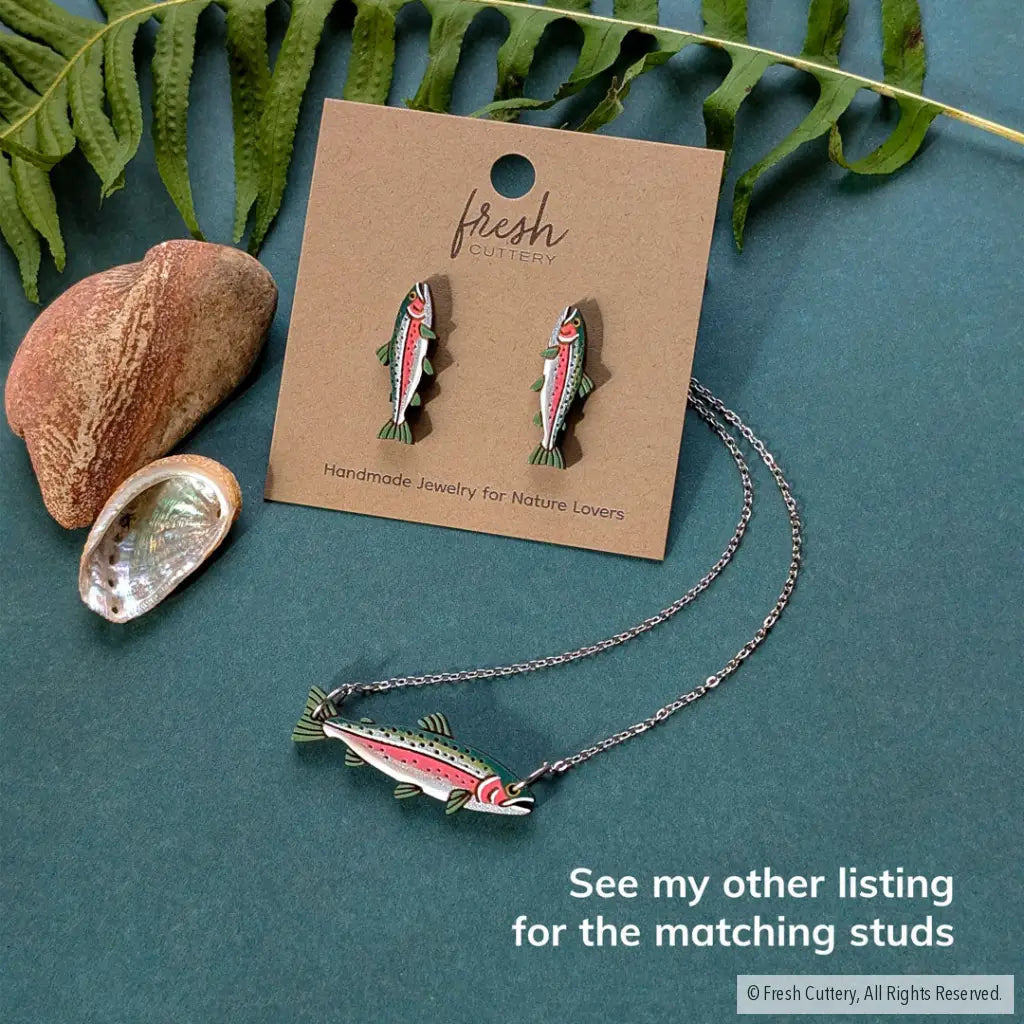 Rainbow Trout Necklace Necklaces