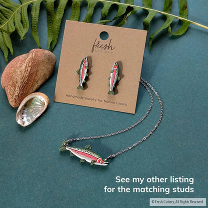 Rainbow Trout Necklace Necklaces