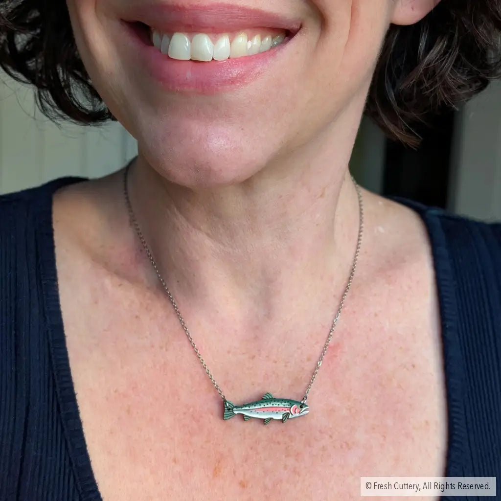 Rainbow Trout Necklace Necklaces