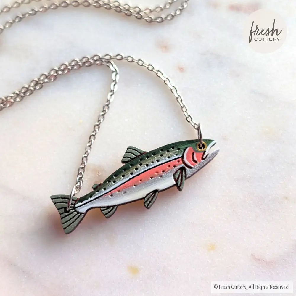Rainbow Trout Necklace Necklaces