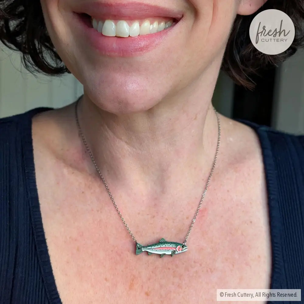 Rainbow Trout Necklace Necklaces