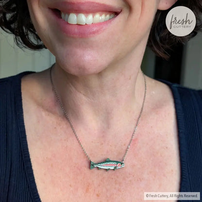 Rainbow Trout Necklace Necklaces