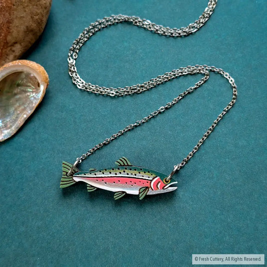 Rainbow Trout Necklace Necklaces