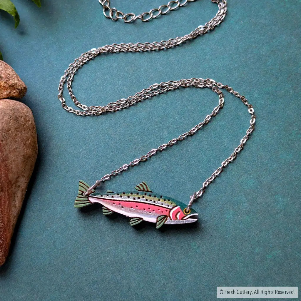 Rainbow Trout Necklace Necklaces