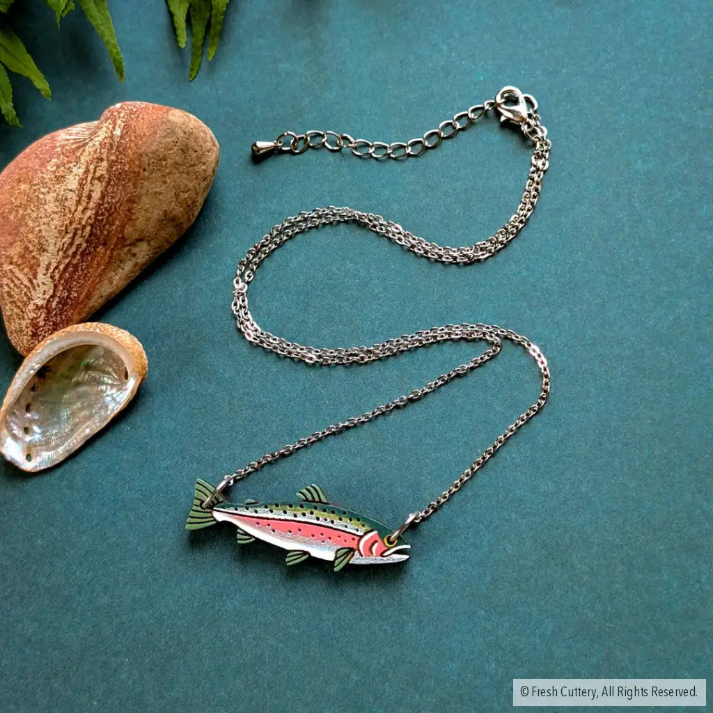 Rainbow Trout Necklace Necklaces