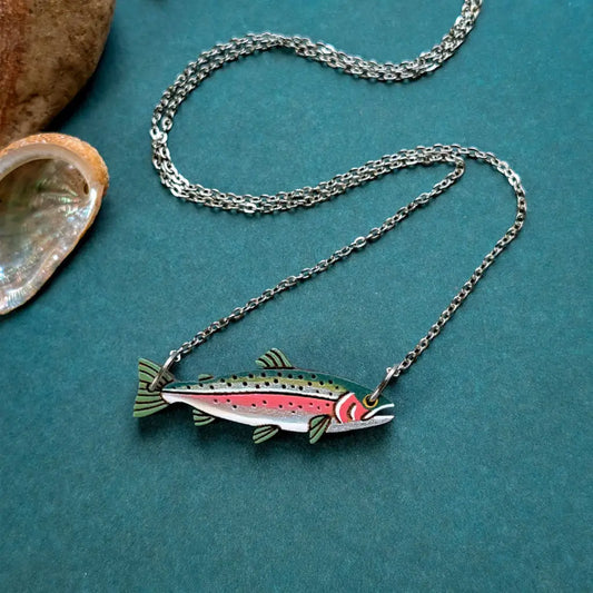 Rainbow Trout Necklace Necklaces