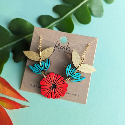 Scandinavian Poppy Necklace Necklaces