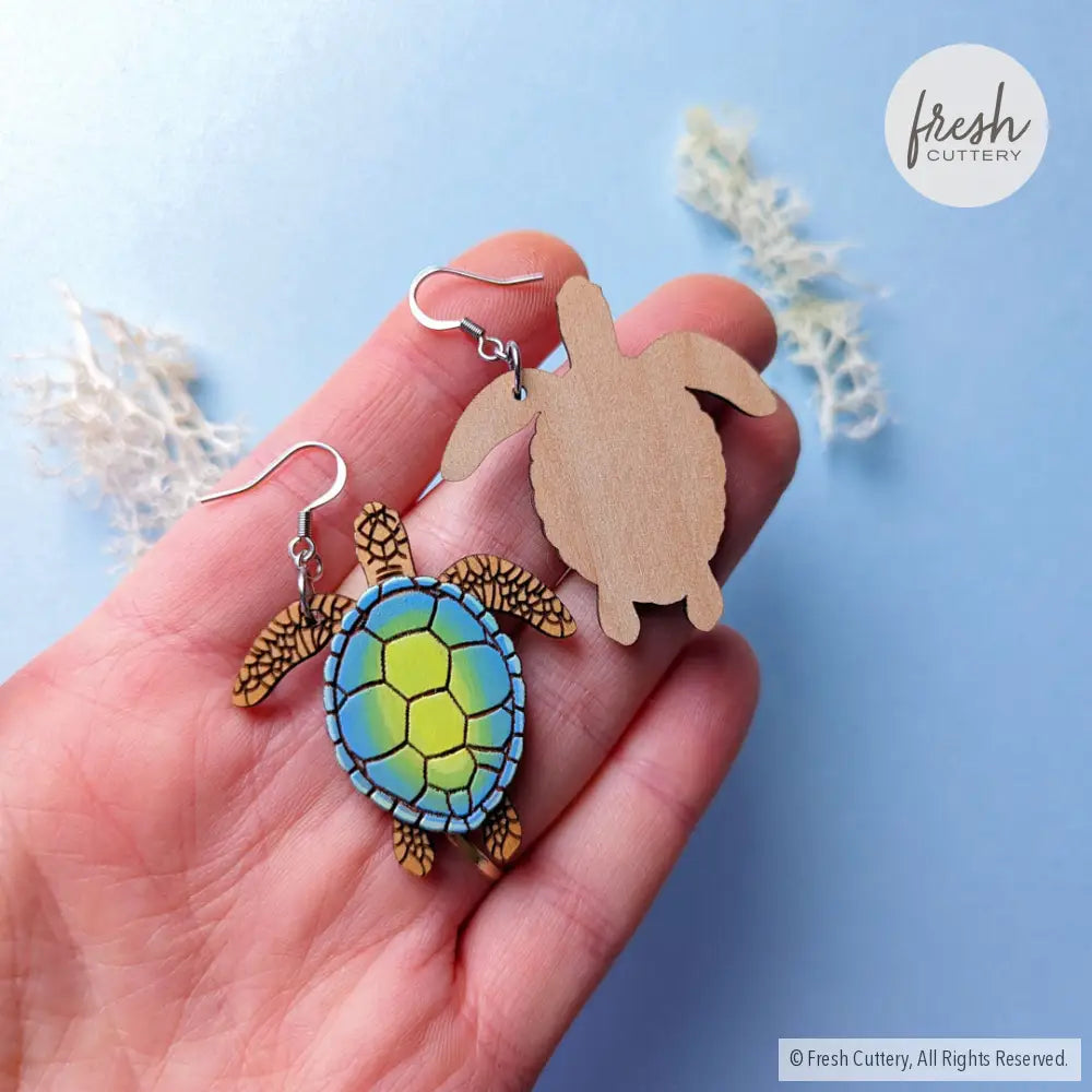 Sea Turtle Earrings Dangle And Drop