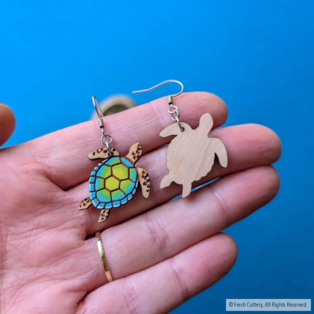 Sea Turtle Earrings Dangle and Drop Earrings