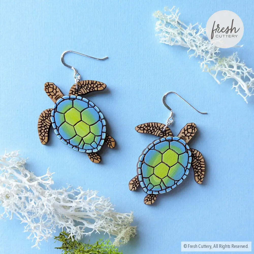 Sea Turtle Earrings Dangle And Drop