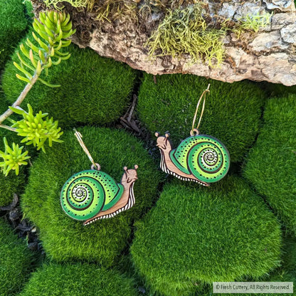 Snail Hoops Dangle And Drop Earrings